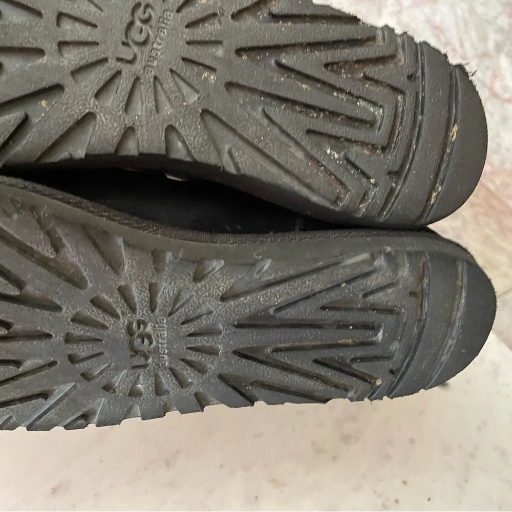 UGG Lo Pro Suede Button Foldover Boot